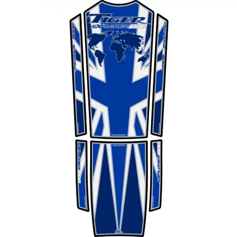 Motografix Triumph Tiger Explorer 1200 3D Gel Tank Pad TT019BA