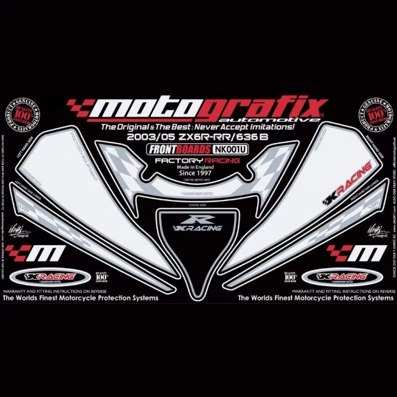 Motografix Steinschlagschutz vorn Kawasaki ZX-6 R 2003-2004 NK001U