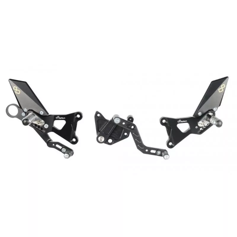 Lightech Fußrastenanlage Reverse BMW S 1000 RR / HP 4 / S 1000 R