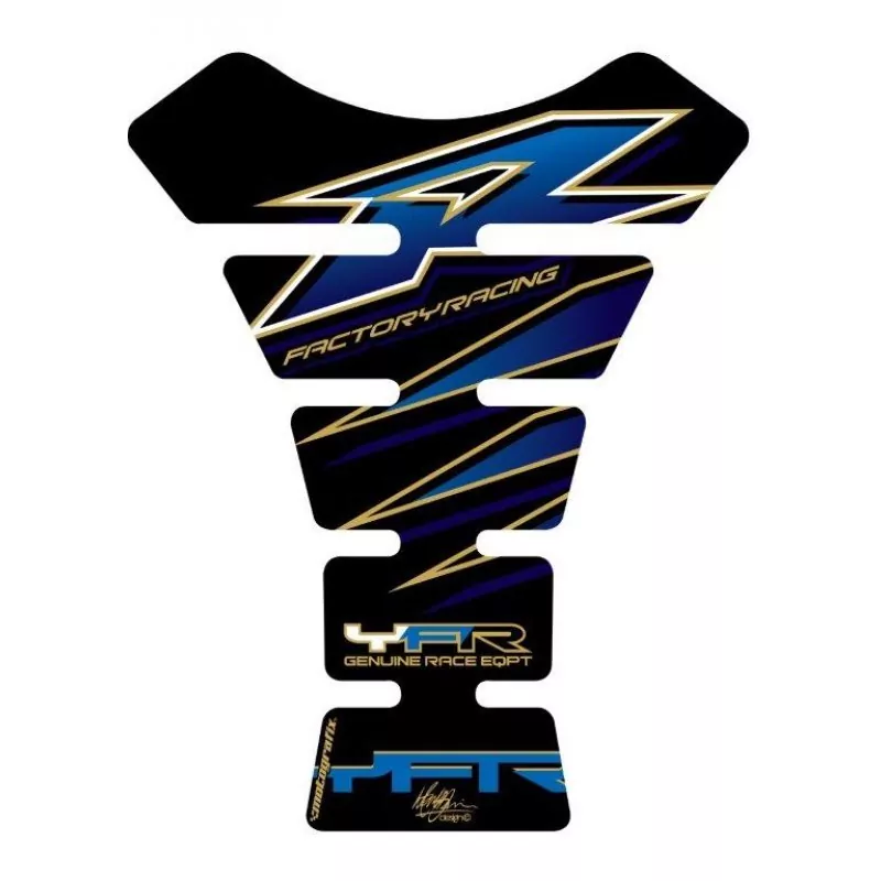 Motografix Yamaha YZF R6 / R1 / R25 / R3 3D Gel Tank Pad Protector TY006KB