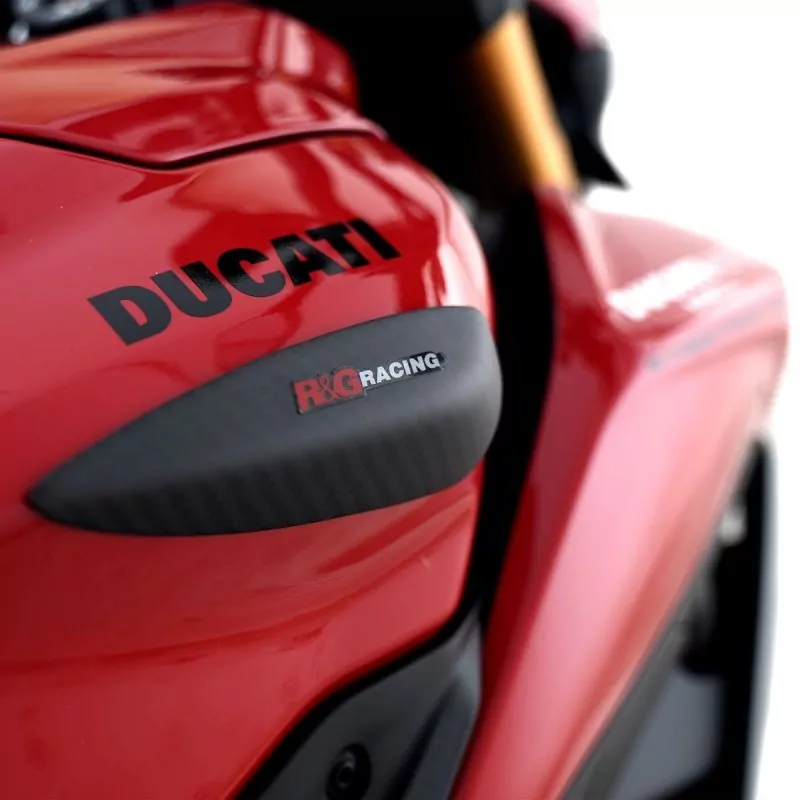 R&G Racing Carbon Tank Protektor Set Matt Ducati Panigale V2 | Streetfighter V2 2025-