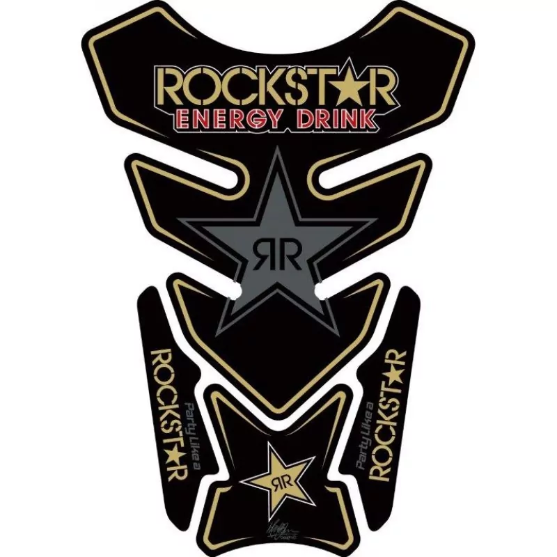 Motografix Rockstar Energy Drink 3D Gel Tank Pad Protector RKSTR01