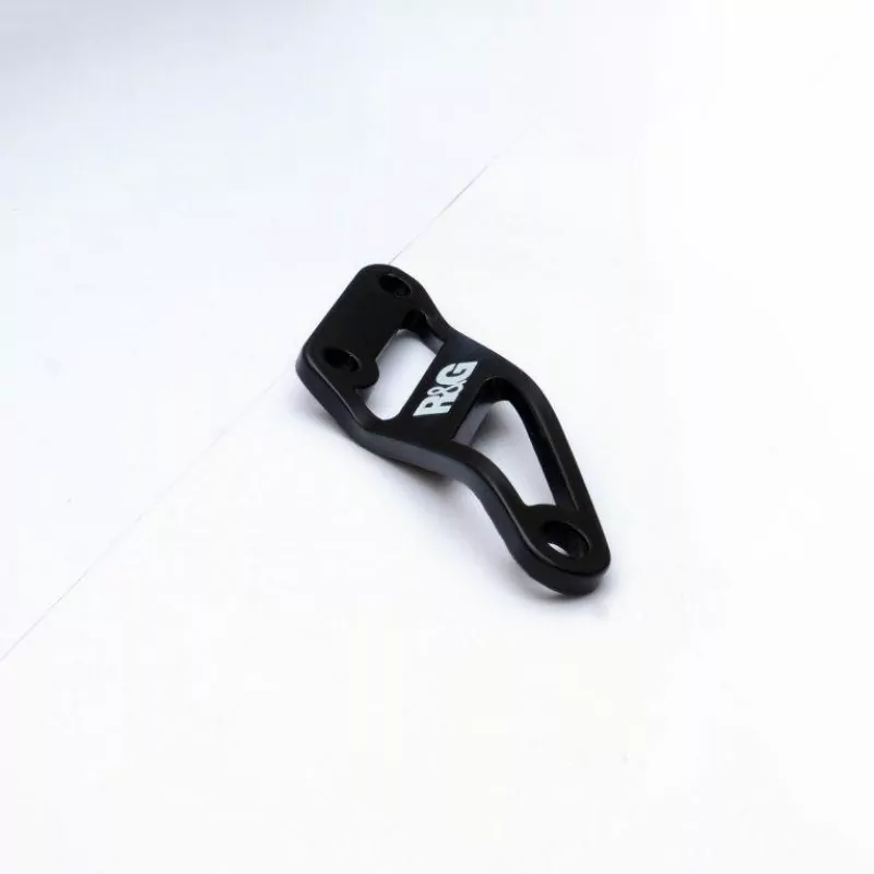 R&G Auspuffhalter BLACK BMW F 750 GS / F 850 GS 2018- / F 900 GS 2024- mit Akrapovic Auspuff