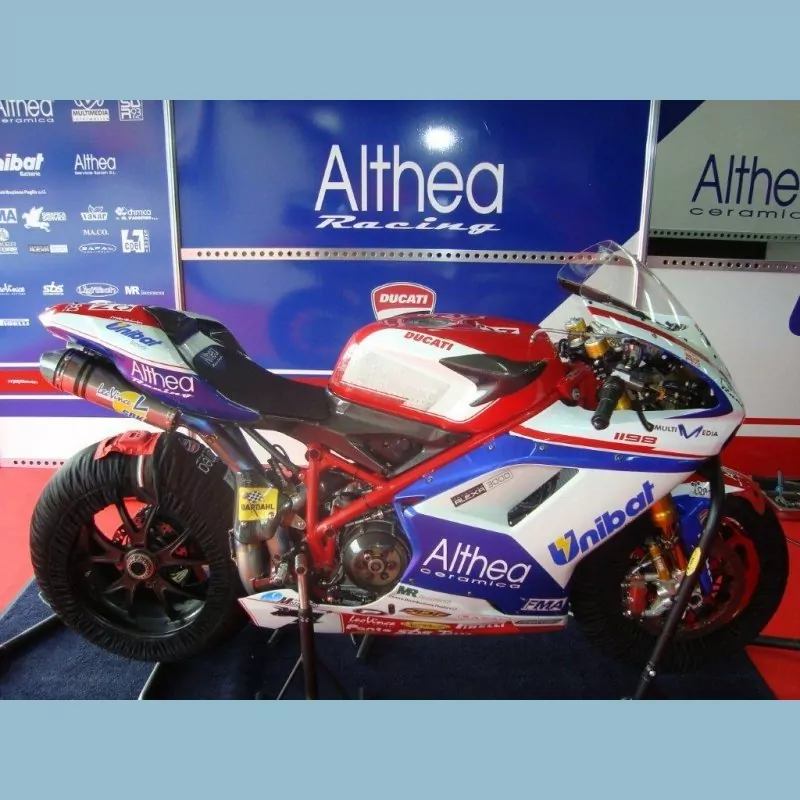 Ducati 848 / 1098 / 1198 Race Seat Luxury Tricolore Line