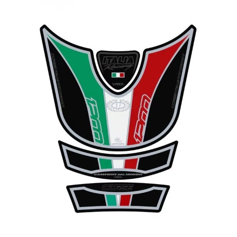 Ducati Corse Multistrada 1200 Motografix 3D Gel Tank Pad Protector TD016K
