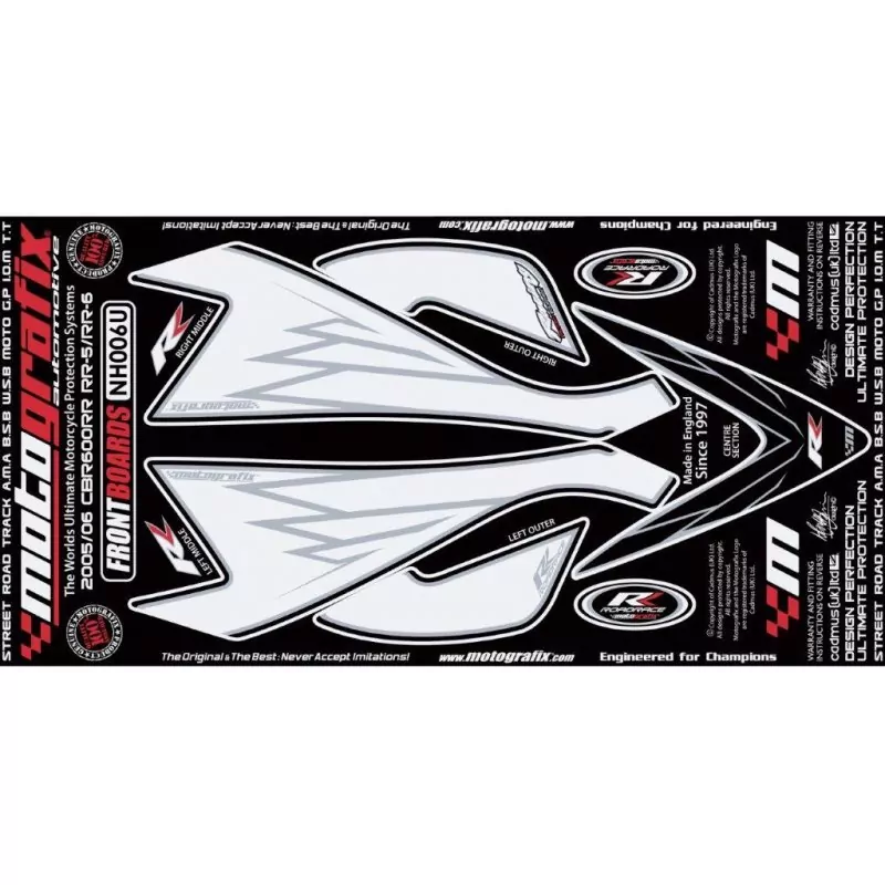 Motografix Steinschlagschutz vorn Honda CBR 600 RR 2005-2006 NH006U
