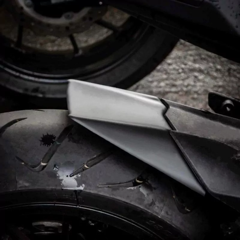 Pyramid Hinterradabdeckung Verlängerung Schwarz Matt Yamaha Tracer 900 / GT 2018-2020