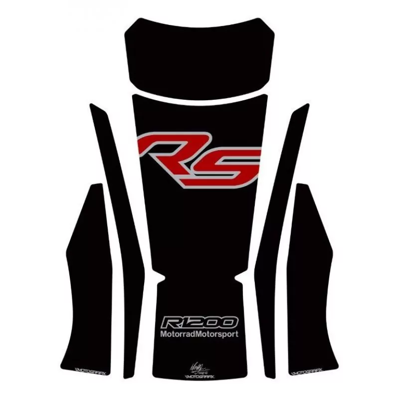 BMW R 1200 RS Motografix 3D Gel Tank Pad Protector TB025KR