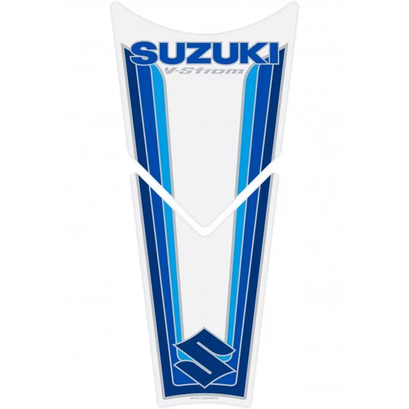 Suzuki 2017 - 2021 V-STROM DL650 XT 3D Gel Motografix Tank Pad Protector TS033BW