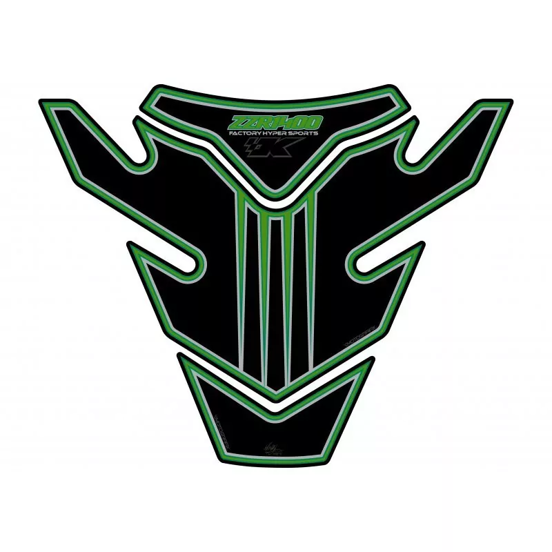 Kawasaki ZZR 1400 Motografix 3D Gel Tank Pad Protector TK020KG