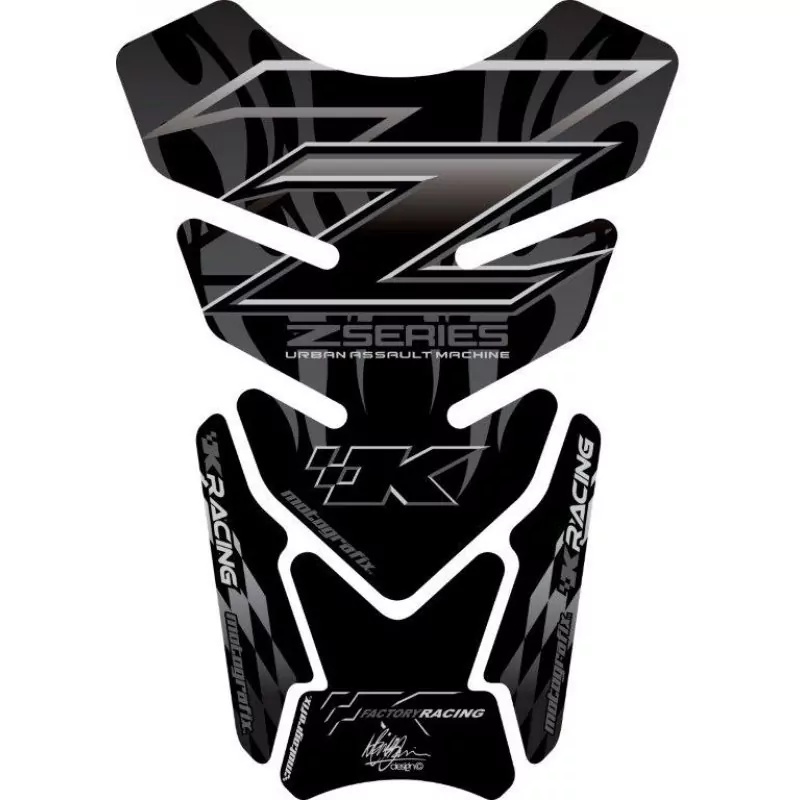 Motografix Kawasaki Z 750 / Z 800 / Z 1000 3D Gel Tank Pad Protector TK009K
