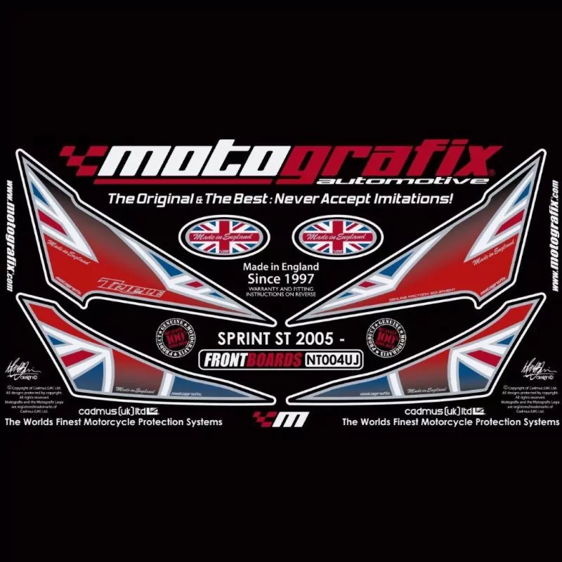 Motografix Steinschlagschutz vorn Triumph Sprint ST 2005-2009 NT004UJ