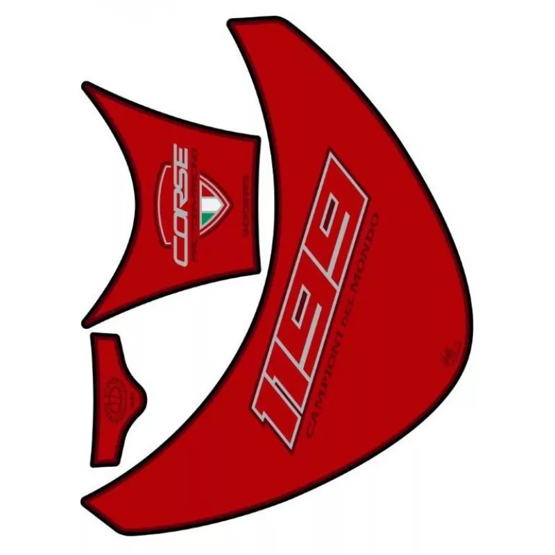 Ducati 1199 Panigale 2012- Motografix 3D Gel Tank Pad Protector TD020RR