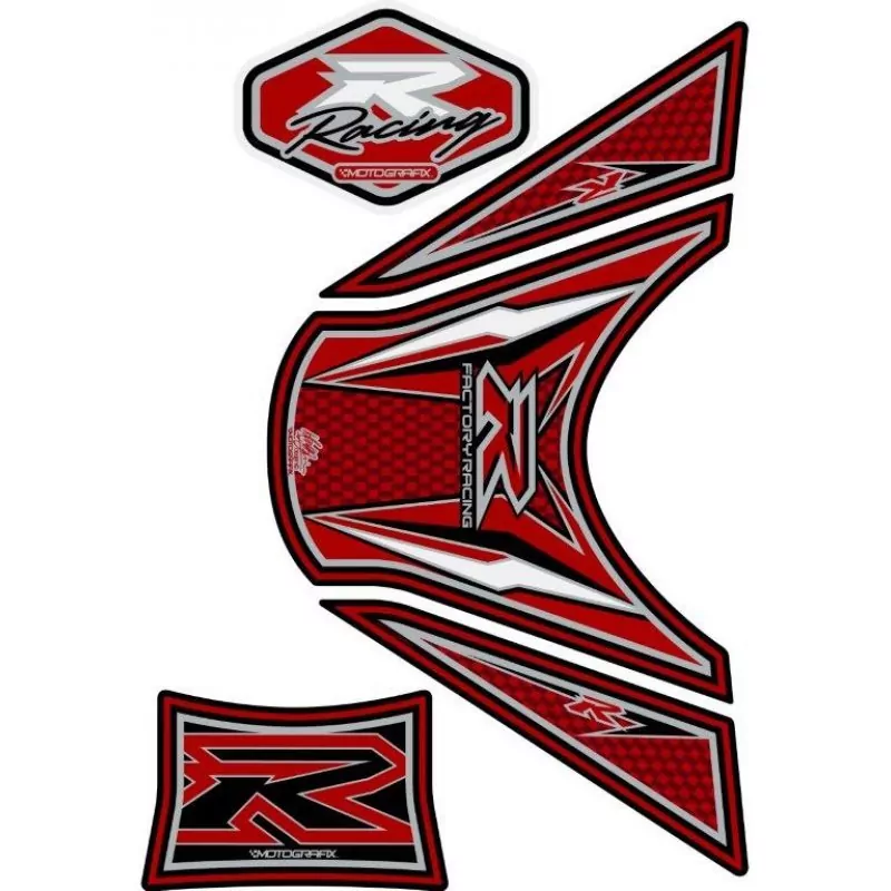 Motografix Racing Suzuki GSX-R 1000 3D Gel Tank Pad Protector TS025R