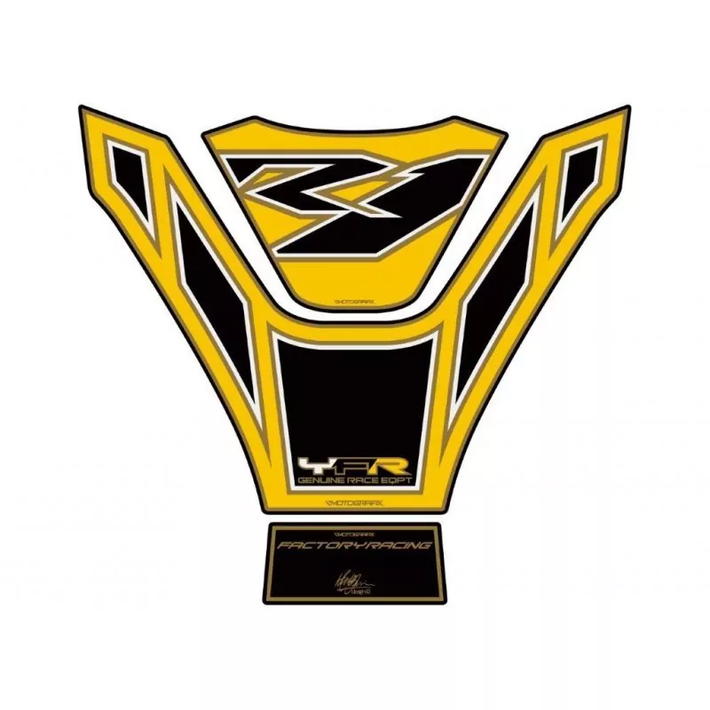 Motografix Yamaha YZF R1 3D Gel Tank Pad Protector TY025YKA