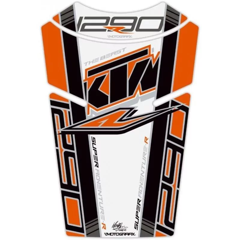 Motografix KTM 1290 Super Adventure R Factory 3D Gel Tank Pad Protector TKTM08KOW
