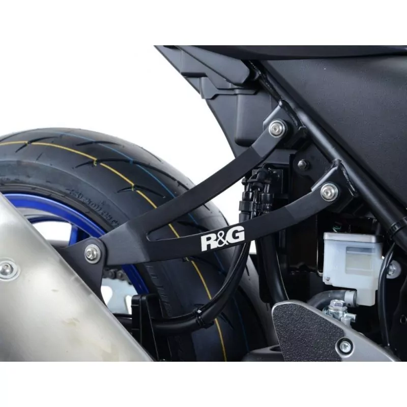 R&G Racing Auspuffhalter BLACK Suzuki SV 650 2016- / SV 650 X 2018-2019