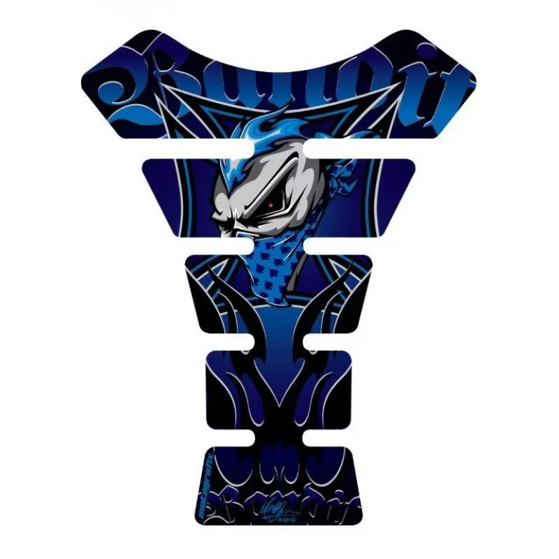 Motografix Bandit Blue 3D Gel Tank Pad Protector ST057B