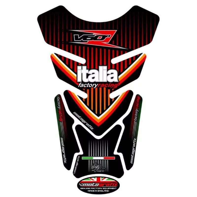 Aprilia V60° Racing Motorcycle Tank Pad Motografix 3D Gel Protector TA009K