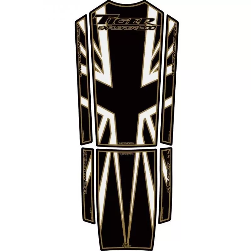 Motografix Triumph Tiger Explorer 1200 3D Gel Tank Pad TT019AMJ