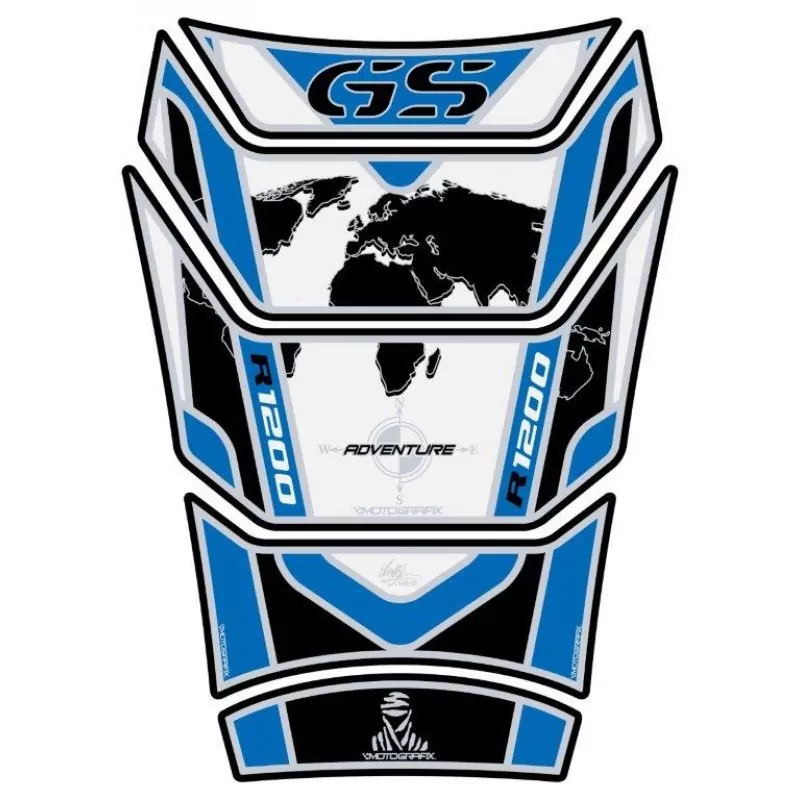 BMW R 1200 GS Motografix 3D Gel Tank Pad Protector TB028WB