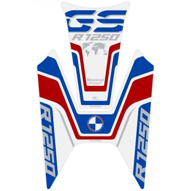 BMW R 1250 GS 2018- Motografix 3D Gel Tank Pad Protector TB037WRBS
