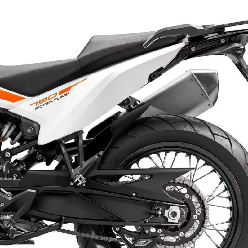 Pyramid Hinterradabdeckung Verlängerung Schwarz Matt KTM 790 / 890 Adventure / Husqvarna Norden 901