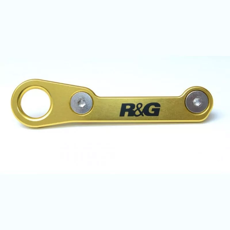 R&G Transporthaken Paar "Gold" Honda CBR 500 R 2016- / CB 500 F 2019- / CB 500 X 2013- / Yamaha MT-125 2020-