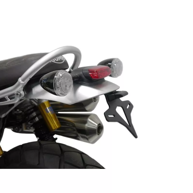 Evotech Kennzeichenhalter Triumph Scrambler 1200 XC | XE 2019-2023 | X | XE 2024- (für Triumph Blinker-Kit A9700145 / A9701331)