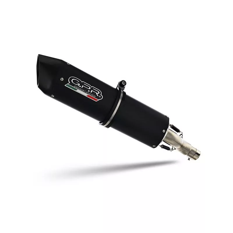 Yamaha Tenere 700 2019-2020, Furore Evo4 Nero, Homologated legal slip-on exhaust including removable db killer and link pipe