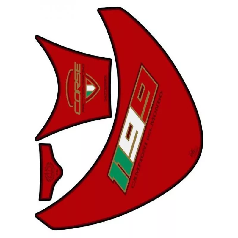 Ducati 1199 Panigale 2012- Motografix 3D Gel Tank Pad Protector TD020R