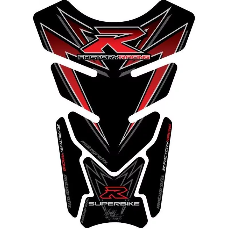 Motografix Suzuki GSX-R 600 750 1000 3D Gel Tank Pad Protector TS016R