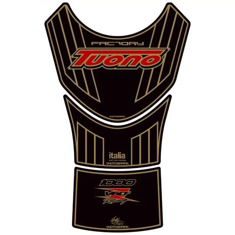 Aprilia Tuono 1000 V60° Motorcycle Tank Pad Motografix 3D Gel Protector TA022KA