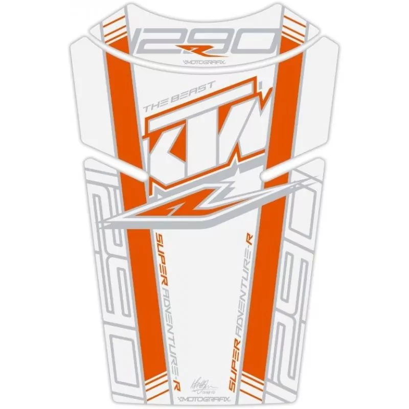 Motografix KTM 1290 Super Adventure R Factory 3D Gel Tank Pad Protector TKTM08WO