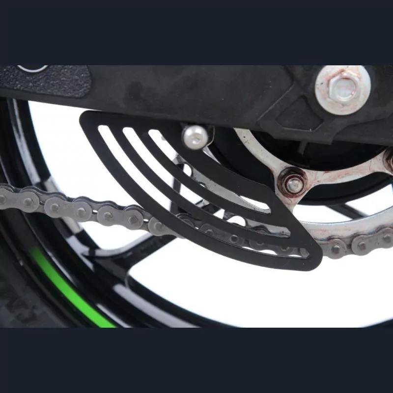 R&G Racing Kettenfinne Kawasaki Ninja 250 / 400 2018- / Z 250 / 400 2019- / Kawasaki Z H2 2020- / ZX-10 R / RR 2021- / Yamaha R7