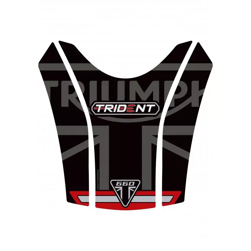 Triumph 2021 TRIDENT 660 3D Gel Motografix Tank Pad Protector TT048KER