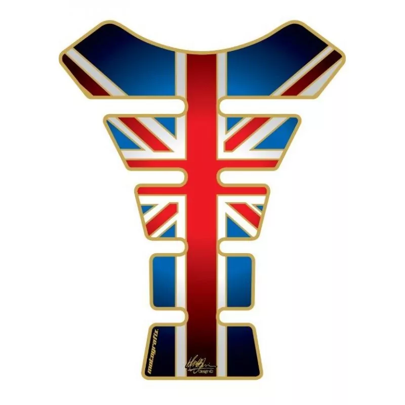 Motografix British Union Jack 3D Gel Tankpad Protector ST065
