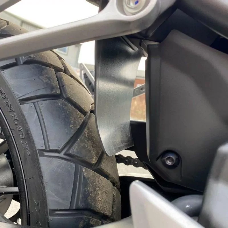 Pyramid Federbein Schutz Platte Schwarz Matt Honda CB 500 X 2019- / NX 500 2024-