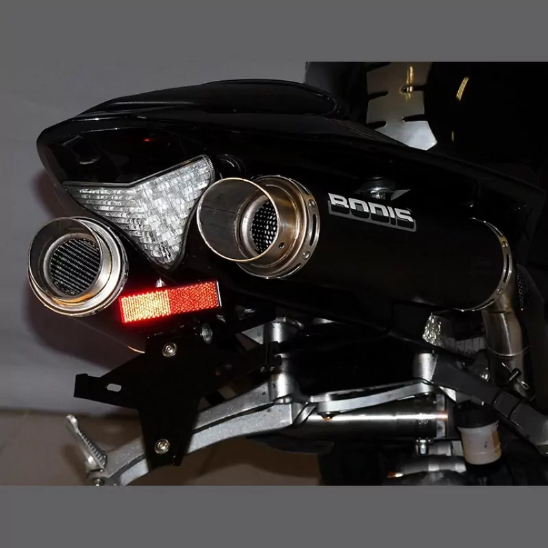 Bodis GP1 schwarz Auspuff Yamaha YZF R1 2009-2014 RN 22