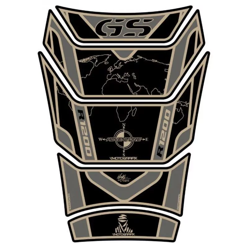 BMW R 1200 GS Motografix 3D Gel Tank Pad Protector TB028KA