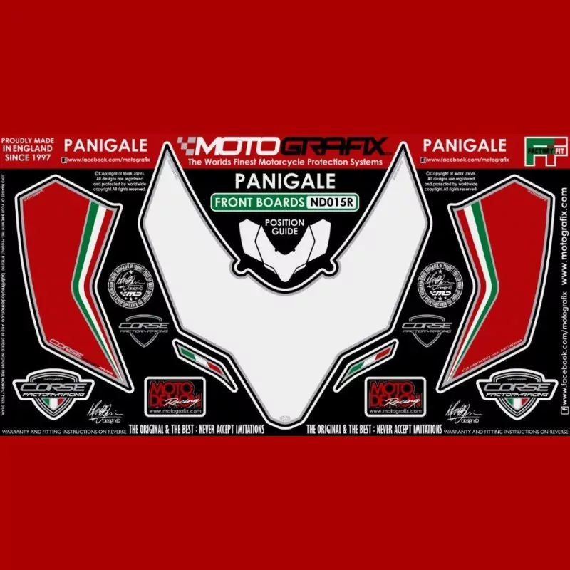 Motografix Steinschlagschutz vorn Ducati 899 / 1199 Panigale ND015R