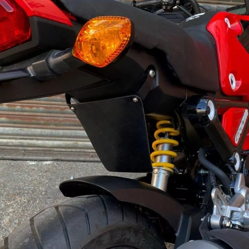 Pyramid Federbein Schutz Platte Schwarz Matt Honda MSX 125 2021-