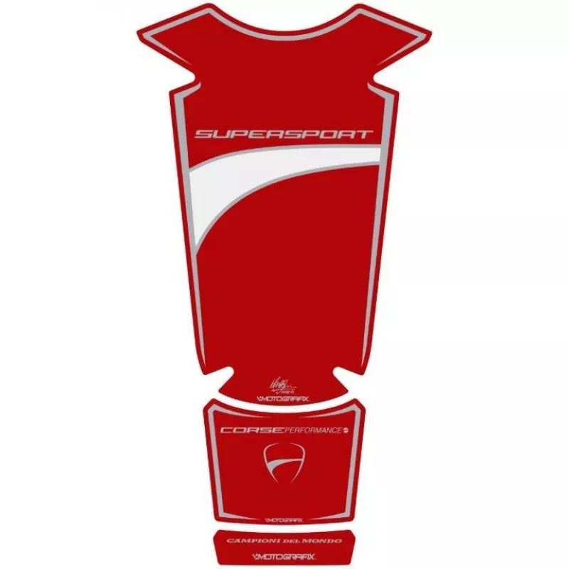 Ducati Supersport 2017- Motografix 3D Gel Tank Pad Protector TD026R