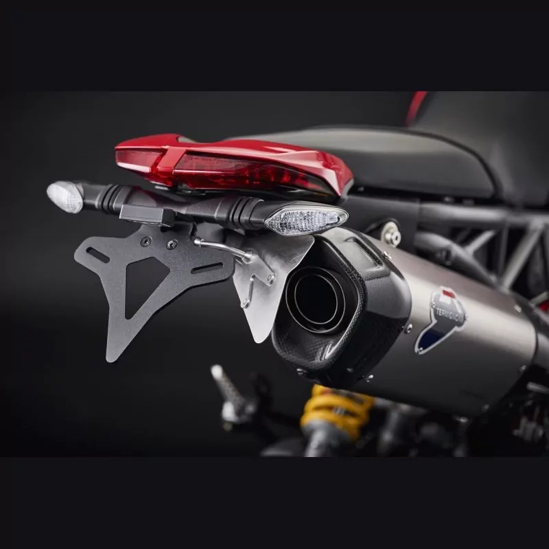 Evotech Kennzeichenhalter Ducati Hypermotard 950 | SP | RVE 2019- (für Termignoni Einzelauspuff)