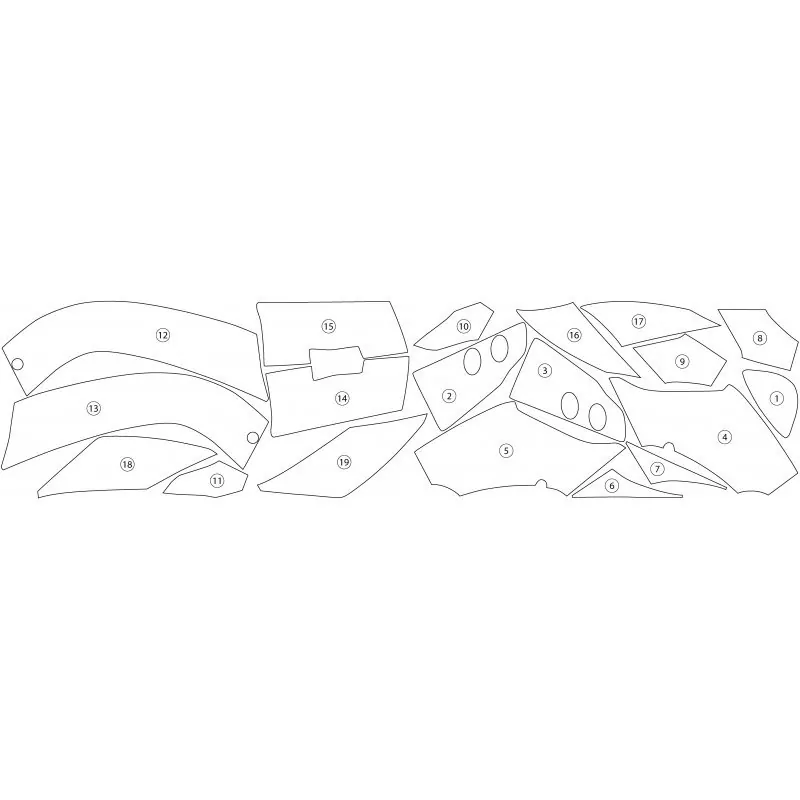 R&G Steinschlagschutz Second Skin für Ducati Panigale 899