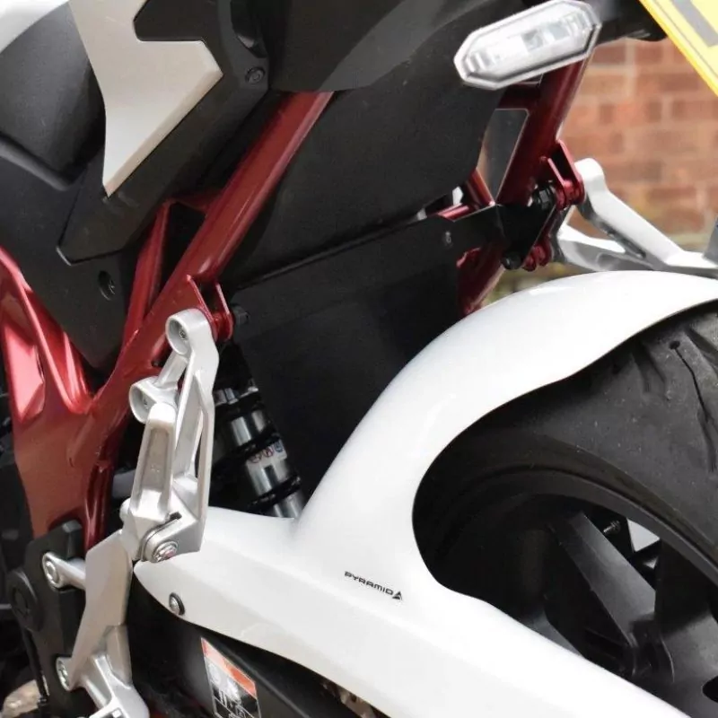 Pyramid Federbein Schutz Platte Schwarz Matt Honda CB 750 Hornet 2023-