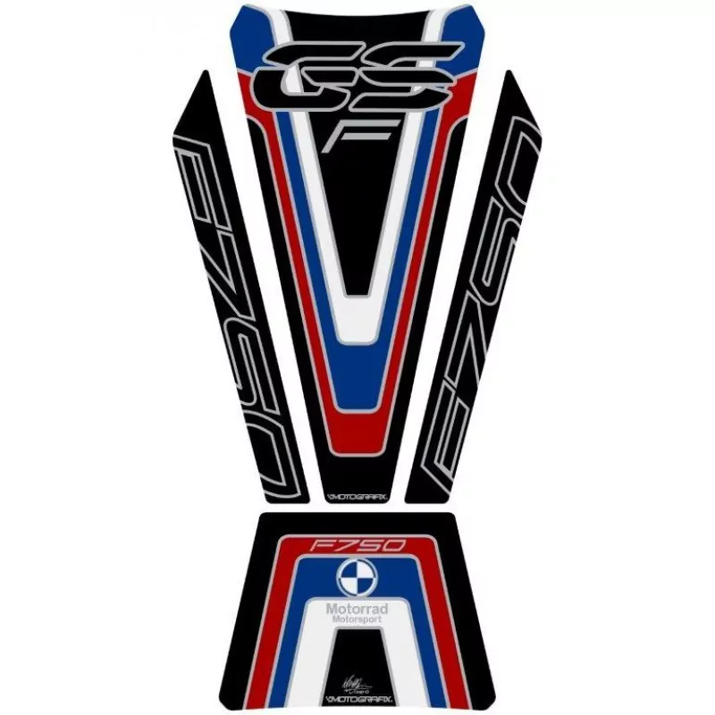 BMW F 750 GS 2018- Motografix 3D Gel Tank Pad Protector TB042MSK