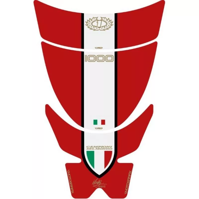 Ducati Sport Classic 1000 Motografix 3D Gel Tank Pad Protector TDSCR