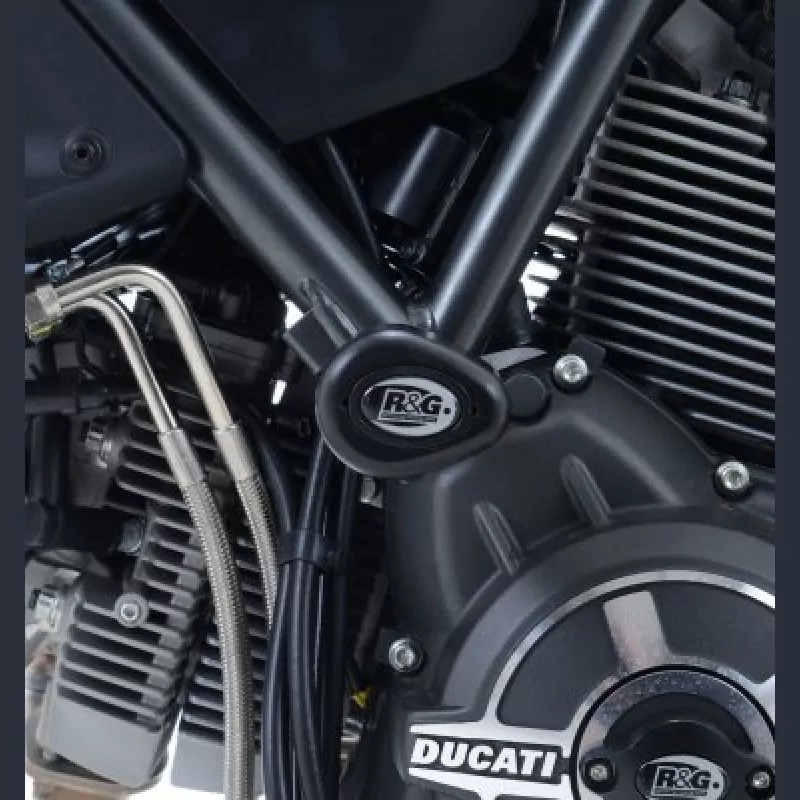 R&G Sturzpads "No Cut" Ducati Scrambler 400 / 800 Modelle 2015-
