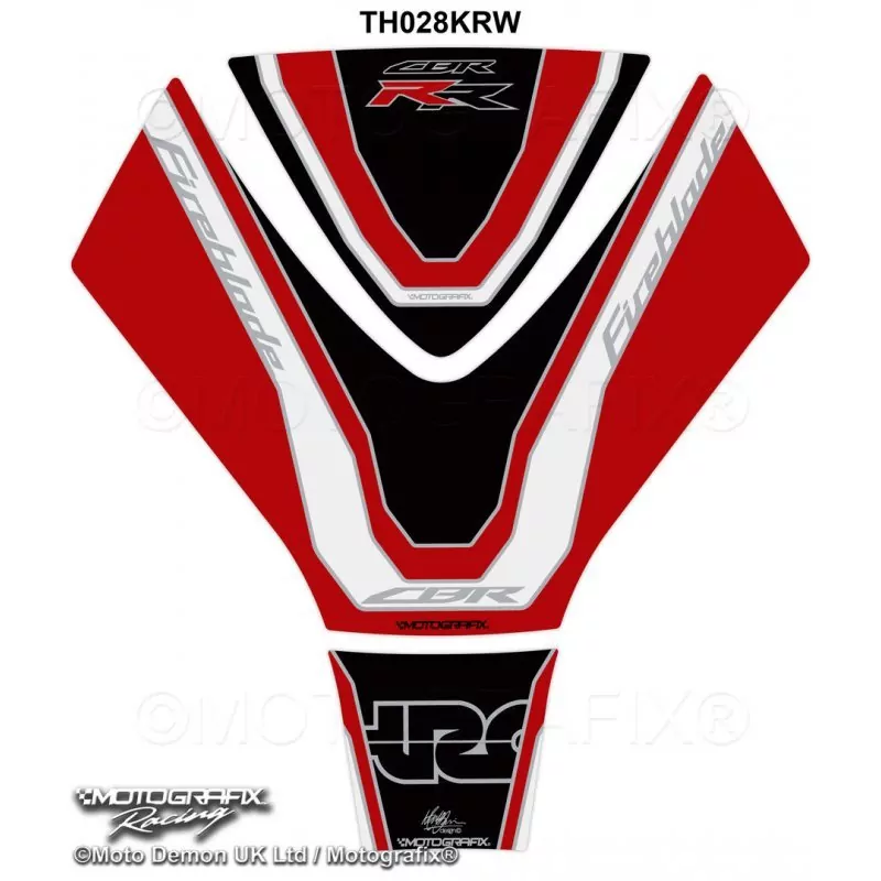 Honda CBR 1000 RR 2017- Motografix 3D Gel Tank Pad Protector TH028KRW